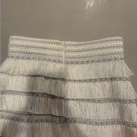 PatBO Metallic Fringe Skirt and Top Set - Size 4 - $1675 Retail! - Picture 9 of 11